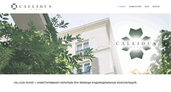 Desktop Screenshot of callidus-invest.com